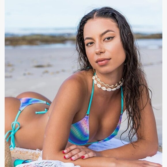 Wicked Weasel Sexy Purple Bikini Set 1 top, 2 bottoms - Picture 7 of 9